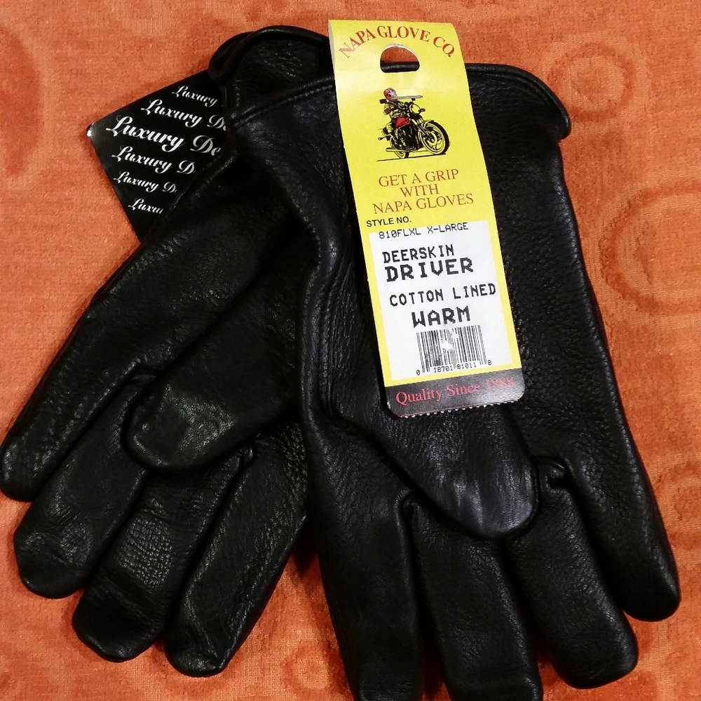 Napa Glove Co Deerskin Driver Cotton Lined